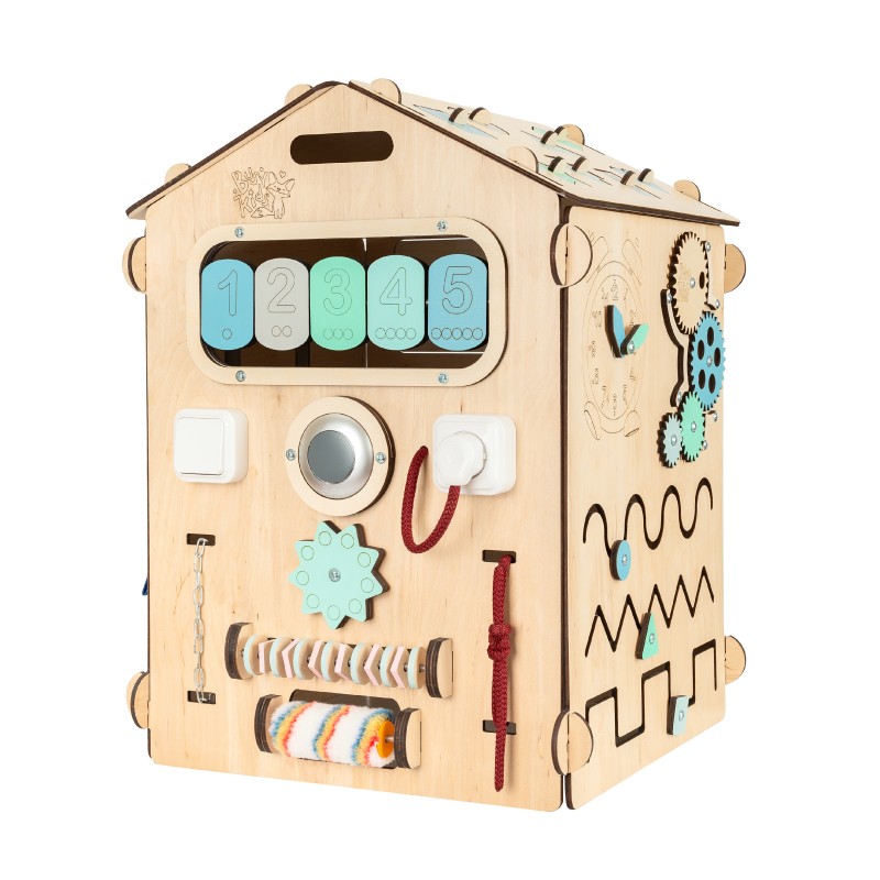 Дървена къщичка BusyKids Mint – Лимитирана серия